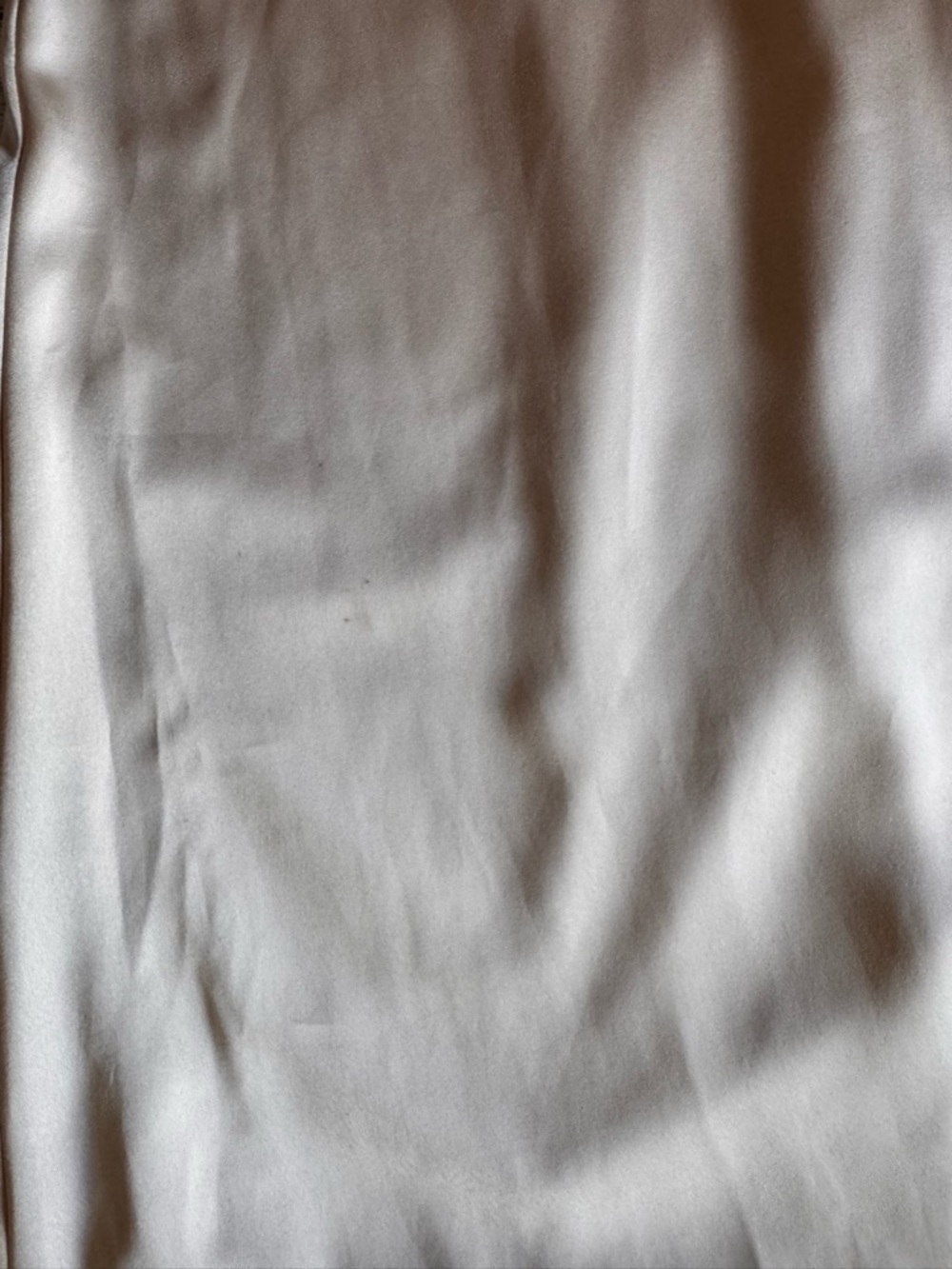 BCBG Max Azria Champagne Satin Midi Dress Pleated Bust Formal Wedding Size 8 - Picture 6 of 10